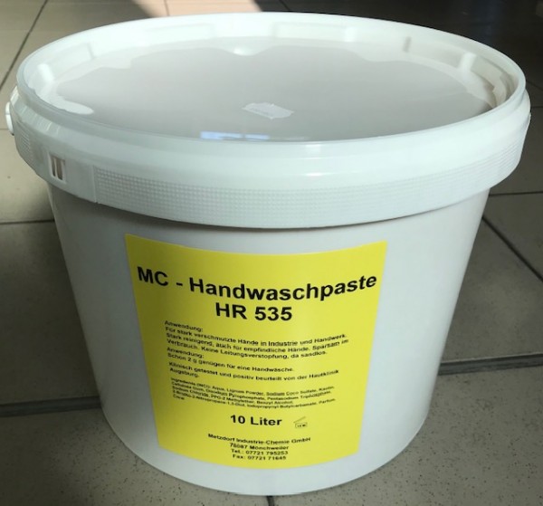 Handwaschpaste sandlos HR 535 10 Ltr.