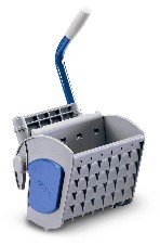 Kunststoff-Flachpresse mit Fiberglas, Farbe blau