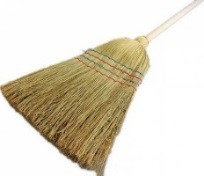 Straßenbesen Reisstroh