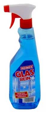 Glasreiniger 750 ml PET-Sprühflasche