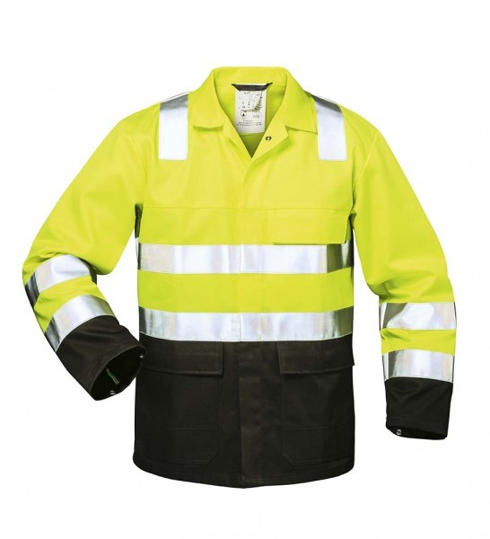 NIGHTHAWK P, Warnschutz-Parka, neogelb / blau XL