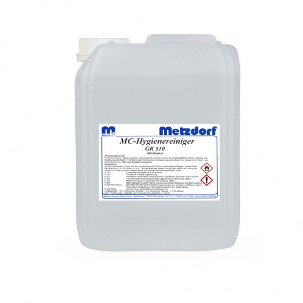 Hygienereiniger mit Alkohol GR 510 10 Ltr. Flächendesinfektion